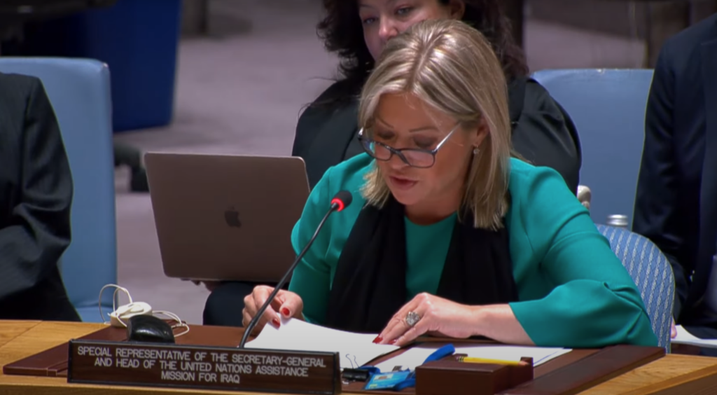 UN Security Council briefing by Special Representative of the UN ...