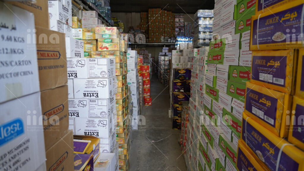 Inside a wholesale store in Baghdad